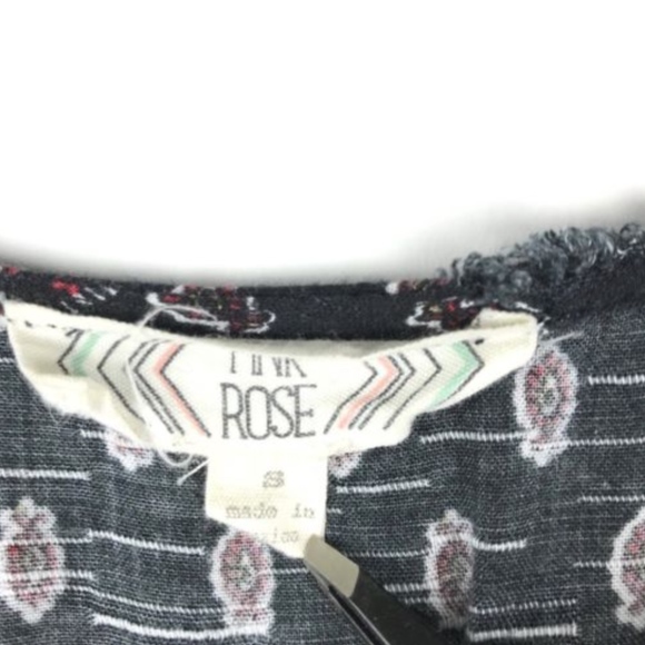 Kohl's Pink Rose Boho Cap Sleeve Shift Dress - Picture 3 of 5